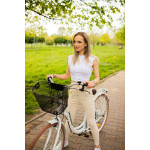 Mestský bicykel 28" Lavida Mahbike Sprick 6 prevodový 18" Biela